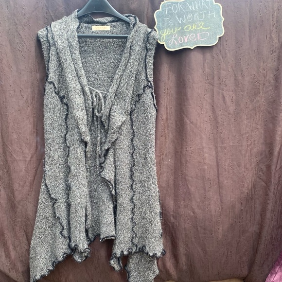 225-Orange You Worth It😜🥰 Orange Fashion Village Wool Vest - Picture 7 of 11